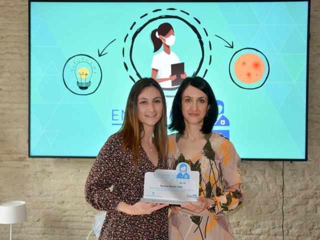 Ganadoras de la I beca "En la piel de la enfermera"